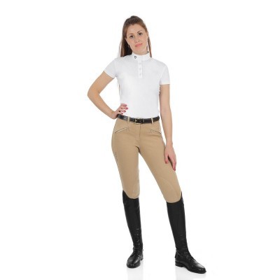 PANTALONI DONNA MODELLO DEMETRA IN COTONE ELASTICIZZATO