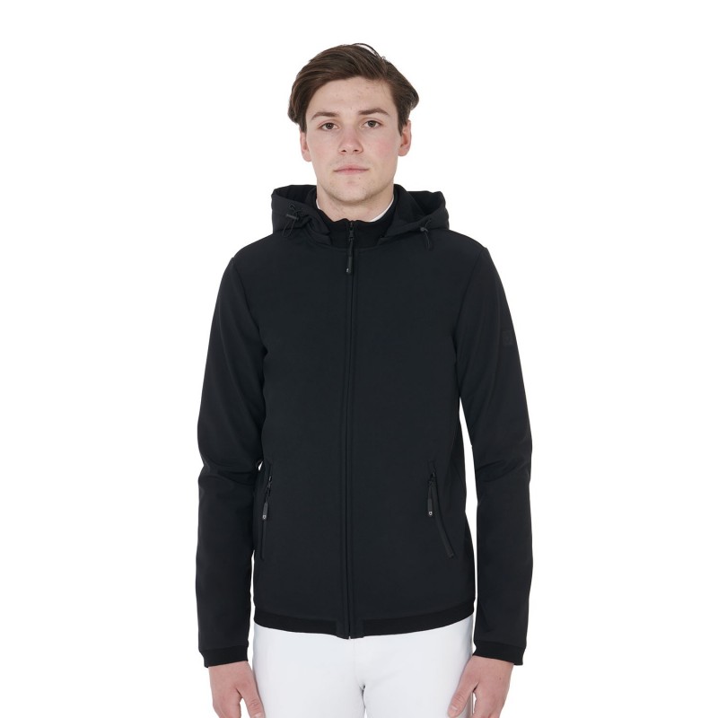 Giacca softshell uomo slim fit con pile interno