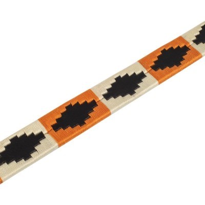 Cintura in cuoio con decorazioni navajo