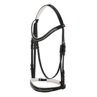 BRIGLIA DRESSAGE NOSE BAND C/BRILLANTINI