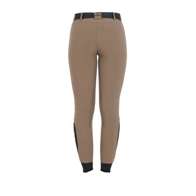 Pantaloni donna slim fit grip con logo Equestro