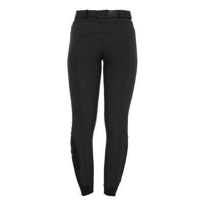 Pantaloni donna slim fit grip con logo Equestro