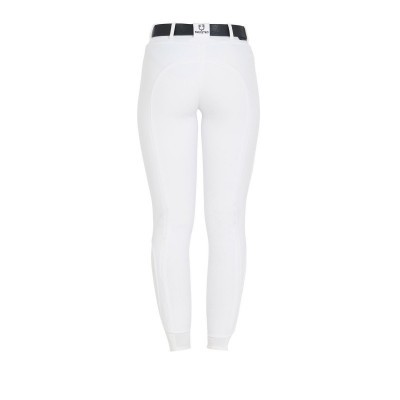 Pantaloni donna slim fit grip con logo Equestro