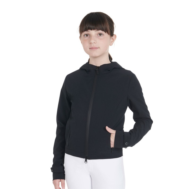 Giacca softshell bambini slim fit in tessuto tecnico