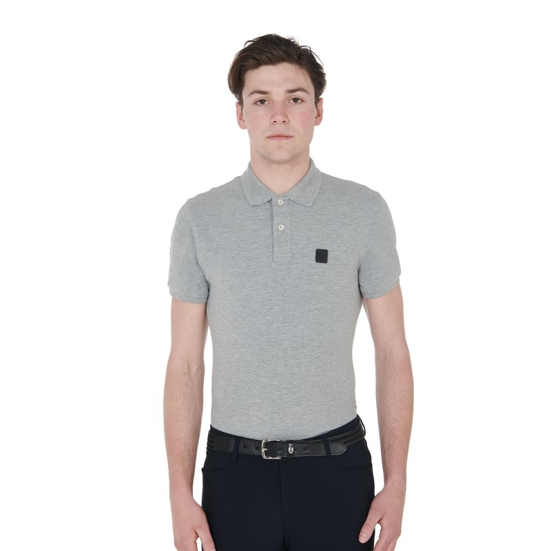 Polo uomo slim fit tessuto premium stretch