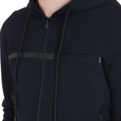 Felpa uomo full zip interlock