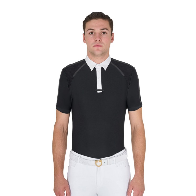 Polo uomo da concorso slim fit mezza manica