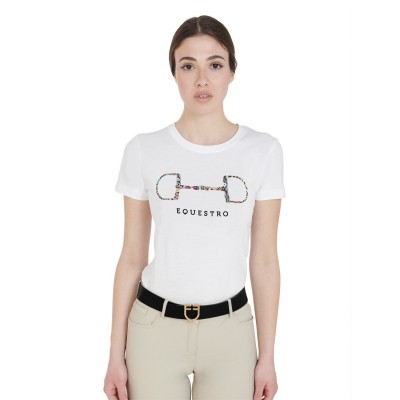 T-shirt donna slim fit con filetto