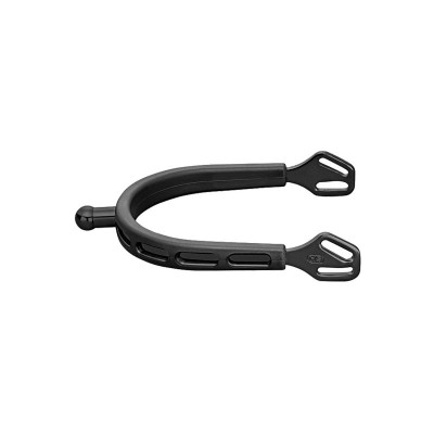 ULTRA fit EXTRA GRIP spurs "Black Series" with Balkenhol fastening - Stainless steel anthracite