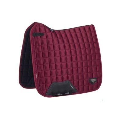 LOIRE CLASSIC SATIN DRESSAGE SQUARE MULBERRY LARGE