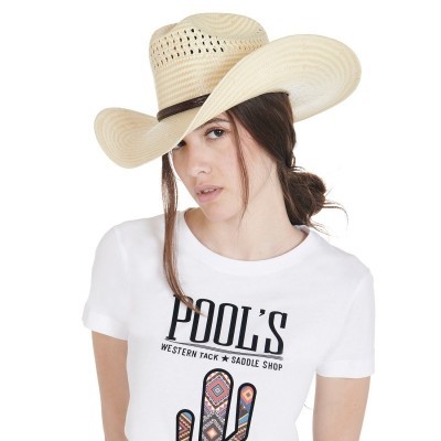 T-shirt donna slim fit con totem cactus