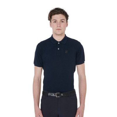 Polo uomo slim fit tessuto premium stretch