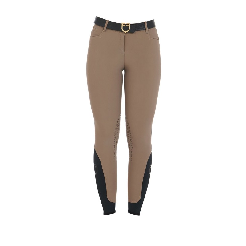 PANTALONI DONNA SLIM FIT GRIP CON LOGO EQUESTRO (CAMPIONARIO/SHOOTING)