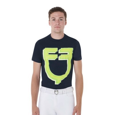T-shirt uomo slim fit stampa logo