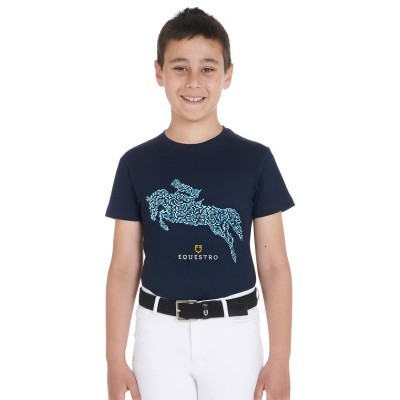 T-shirt bambino slim fit stampa Jump