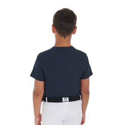 T-shirt bambini slim fit stampa dressage