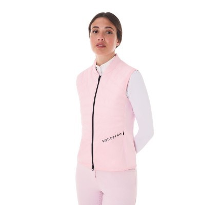 Smanicato donna slim fit in tessuto tecnico