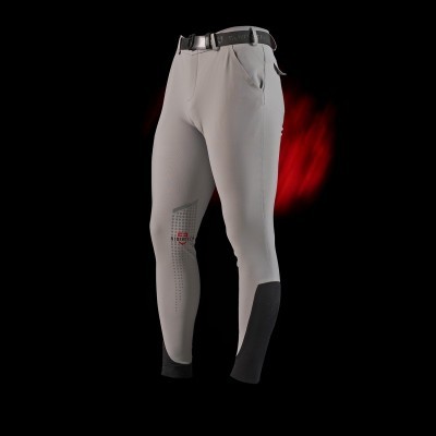 Pantalone slim fit uomo Equestro Ridertechnology cuciture termosaldate