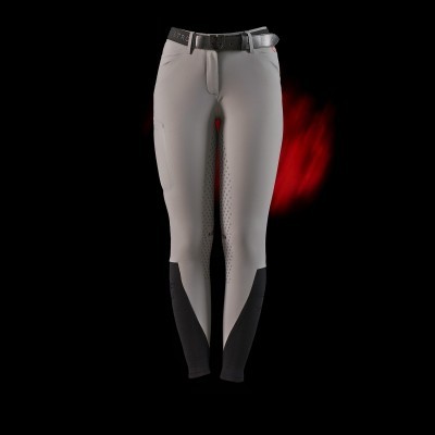 Pantalone slim fit donna Equestro Ridertechnology full grip