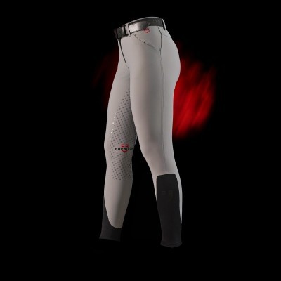 Pantalone slim fit donna Equestro Ridertechnology full grip