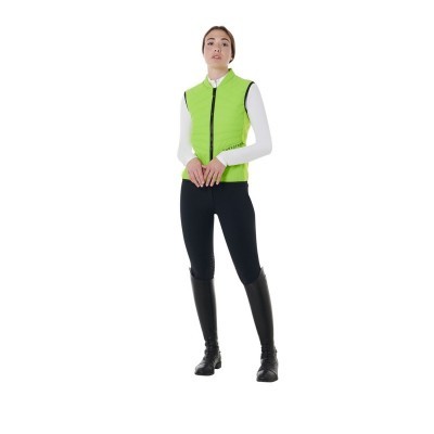 Smanicato donna slim fit in tessuto tecnico