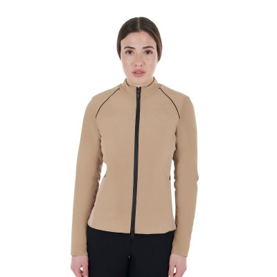 Giacca softshell da donna in tessuto tecnico imbottito