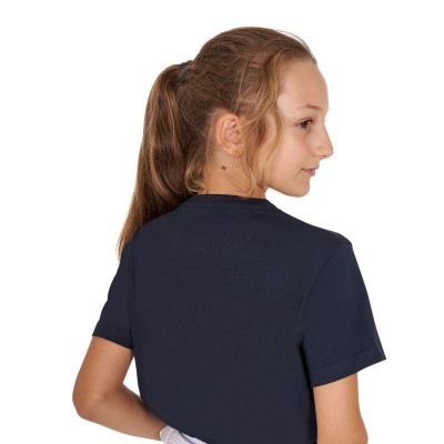 T-shirt da bambina in cotone Crazy Horse