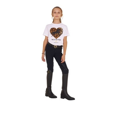 T-shirt da bambina in cotone Wild & Free