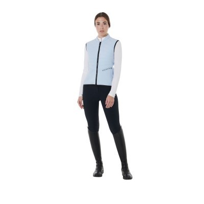 Smanicato donna slim fit in tessuto tecnico