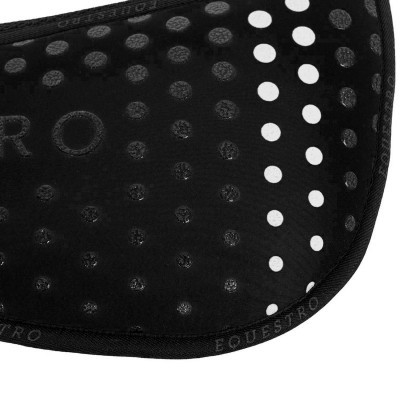 Compensatore sella in memory foam con grip in silicone e logo